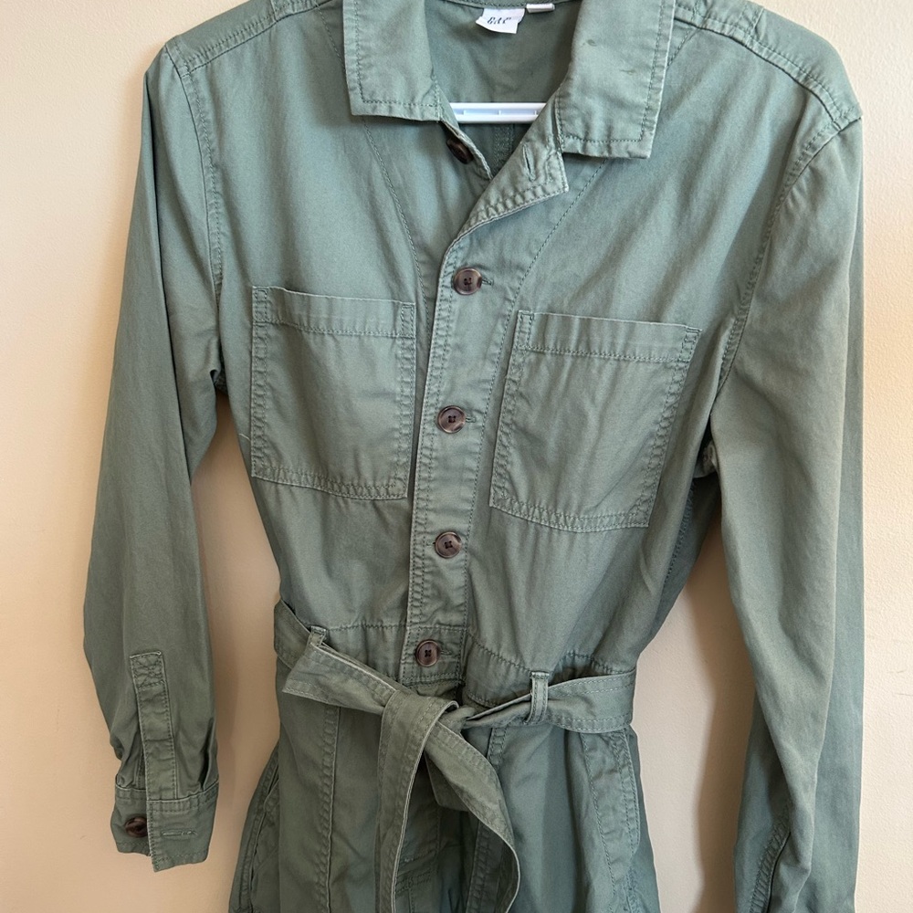 Utility Style Shorts Romper Military Style - Picture 3 of 11